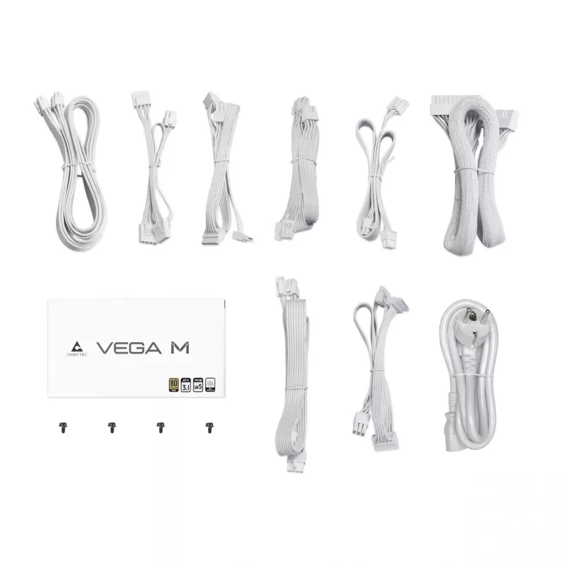 Alimentatore Chieftec Vega PPG-850-CW 850 W 20+4-Pin ATX ATX bianco