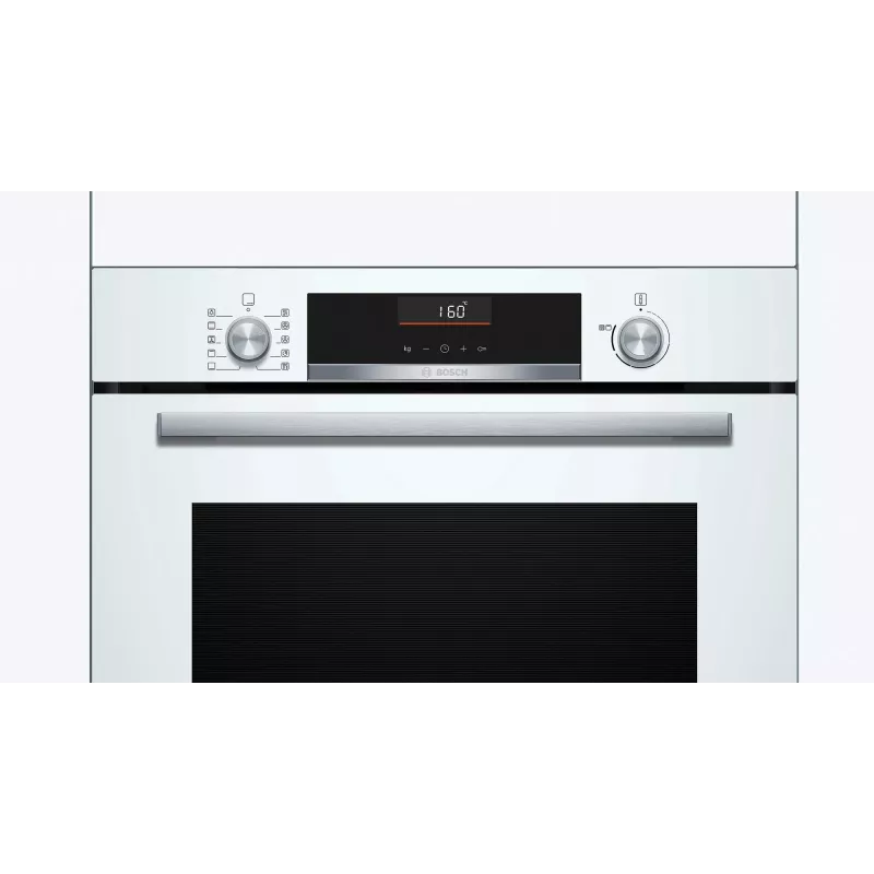 Forno elettrico da incasso Bosch Serie 6 HBG536EW4 — 71 L, 3400 W, bianco, EasyClean, 10 programmi automatici