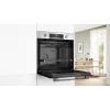 Forno elettrico da incasso Bosch Serie 6 HBG536EW4 — 71 L, 3400 W, bianco, EasyClean, 10 programmi automatici