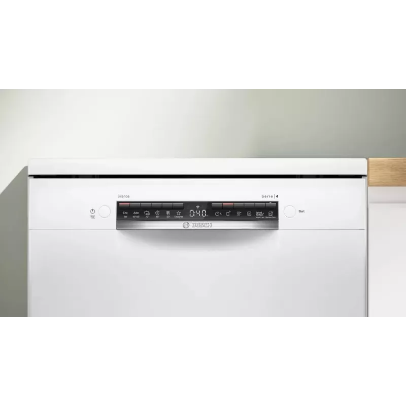 Lavastoviglie Bosch Serie 4 SMS4HVW14E a libera installazione 60 cm — 14 coperti, 46 dB, scambio termico