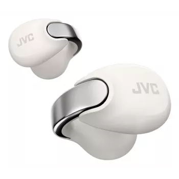 Headset JVC HA-NP1T True Wireless Stereo (TWS) ear-clip-on chiamate/musica USB Type-C Bluetooth argento, bianco