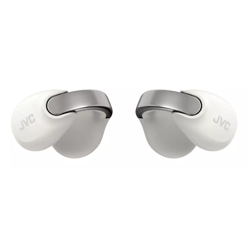 Headset JVC HA-NP1T True Wireless Stereo (TWS) ear-clip-on chiamate/musica USB Type-C Bluetooth argento, bianco