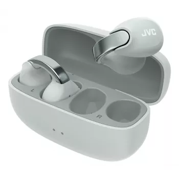 Headset JVC HA-NP1T True Wireless Stereo (TWS) ear-clip-on chiamate/musica USB Type-C Bluetooth grigio, argento