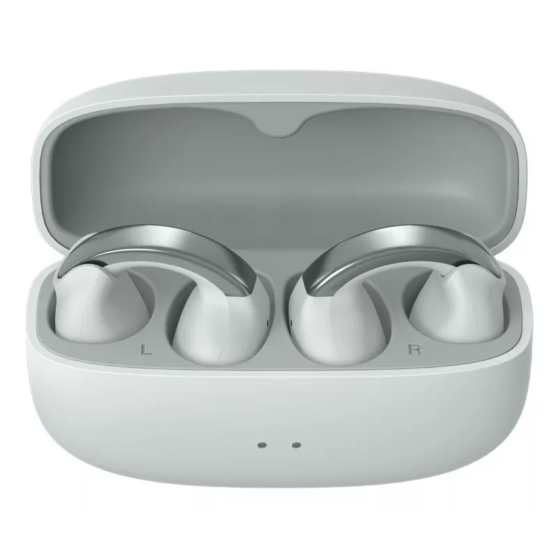 Headset JVC HA-NP1T True Wireless Stereo (TWS) ear-clip-on chiamate/musica USB Type-C Bluetooth grigio, argento