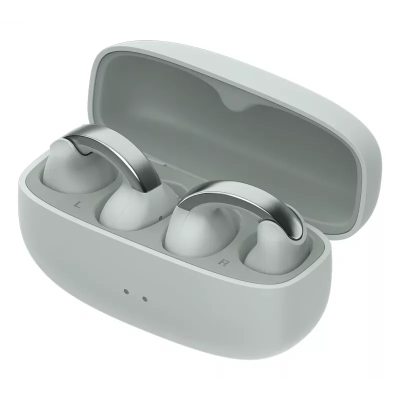 Headset JVC HA-NP1T True Wireless Stereo (TWS) ear-clip-on chiamate/musica USB Type-C Bluetooth grigio, argento