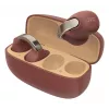 Headset JVC HA-NP1T True Wireless Stereo (TWS) ear-clip-on chiamate/musica USB Type-C Bluetooth marrone, argento