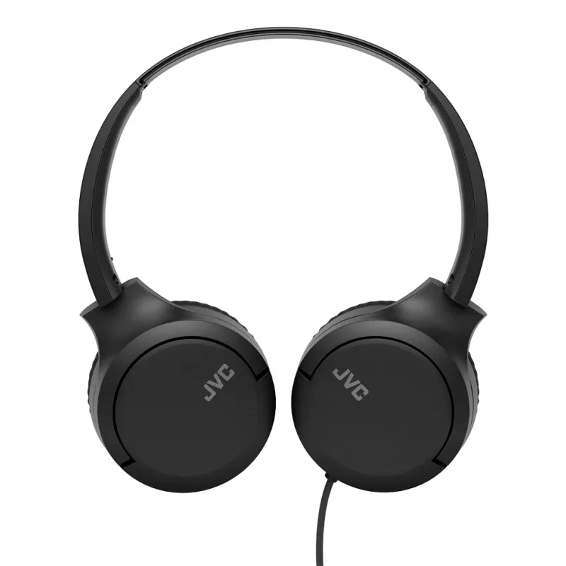 JVC HA-S33UC-BU cuffie on-ear cablate con USB-C, microfono e telecomando, cavo da 1,2 m, nere