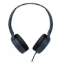 Cuffie on-ear cablate JVC HA-S33UC-AU USB-C con microfono e telecomando, cavo da 1,2 m, blu