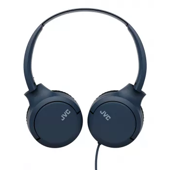 Headset binaurale con cavo JVC HA-S33UCAU, archetto, USB-C, 2 driver 2,97 cm, 20–20000 Hz, cavo 1,2 m, blu