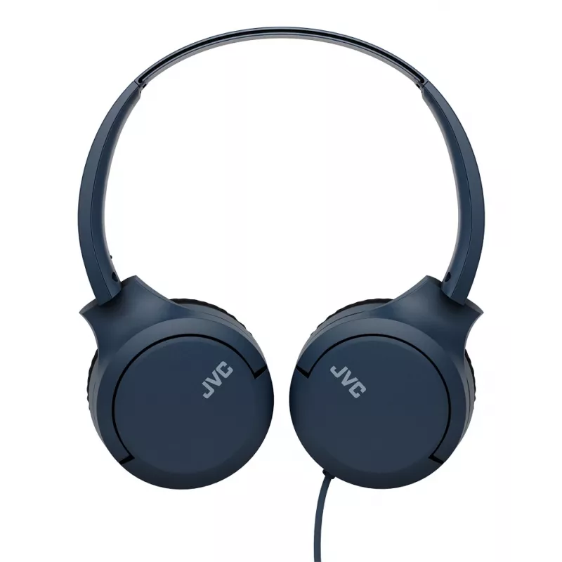 Cuffie on-ear cablate JVC HA-S33UC-AU USB-C con microfono e telecomando, cavo da 1,2 m, blu