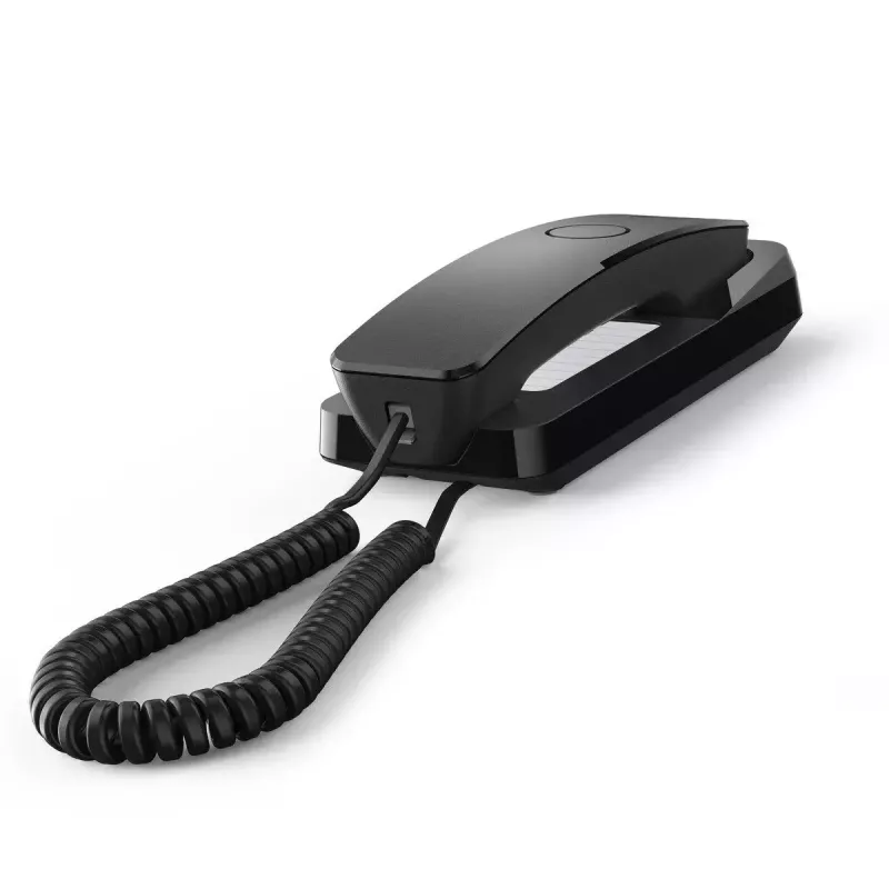 Telefono analogico Gigaset DESK 200 con cornetta con filo, nero