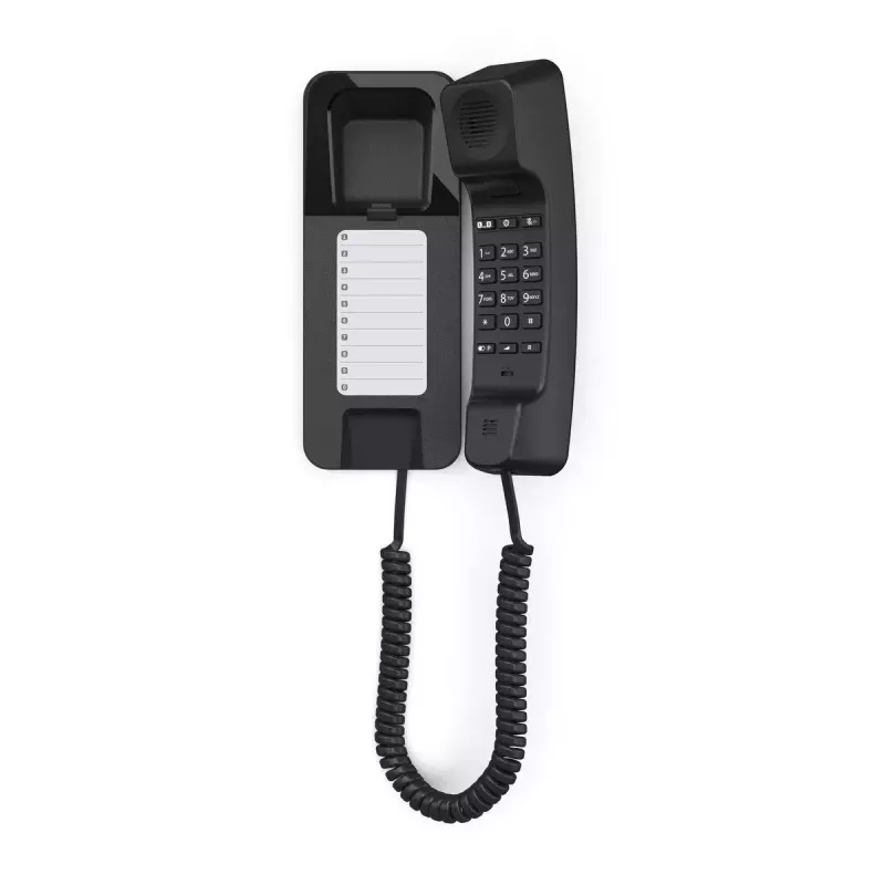 Telefono analogico Gigaset DESK 200 con cornetta con filo, nero
