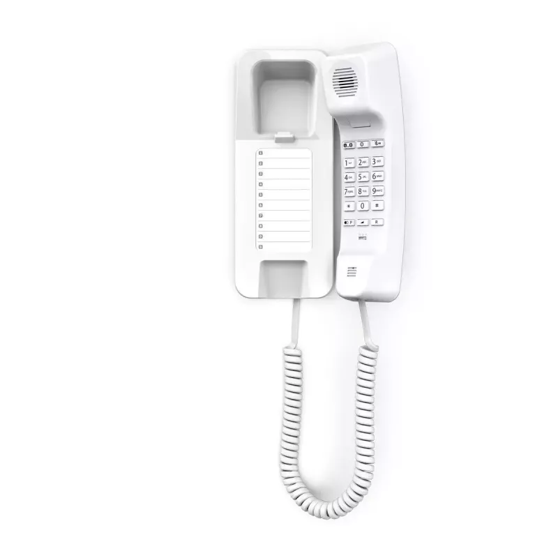Telefono analogico Gigaset Desk 200 cornetta con filo bianco