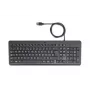 Tastiera con filo HP 150, Full-Size (100%), con filo, USB, meccanica, QWERTY, nero