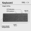 Tastiera con filo HP 150, Full-Size (100%), con filo, USB, meccanica, QWERTY, nero
