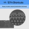 Tastiera con filo HP 150, Full-Size (100%), con filo, USB, meccanica, QWERTY, nero