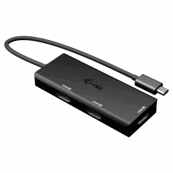 Adattatore video i-tec USB-C Triple 4K HDMI, Power Delivery 100W