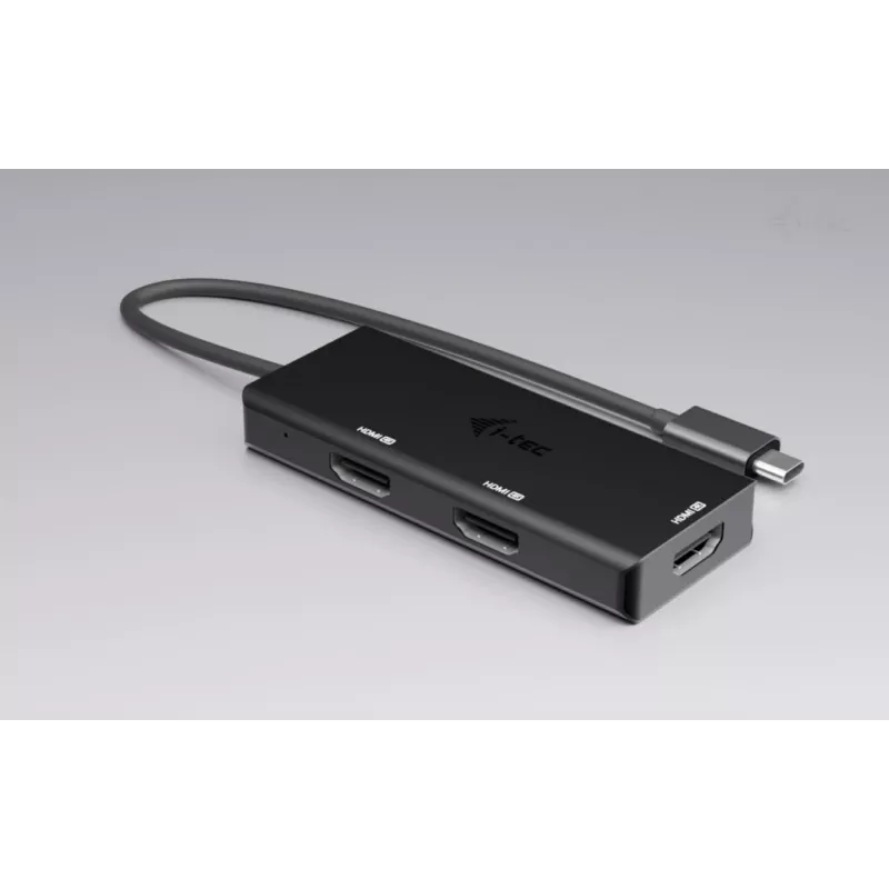 Adattatore video i-tec USB-C Triple 4K HDMI, Power Delivery 100W