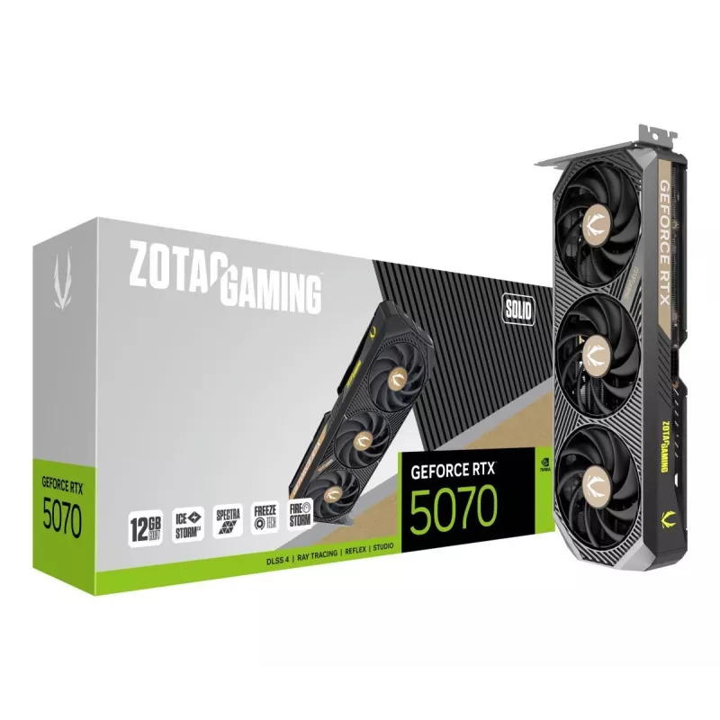 Scheda grafica ZOTAC - GeForce RTX 5070 - 12 GB GDDR7 - ZT-B50700D-10P