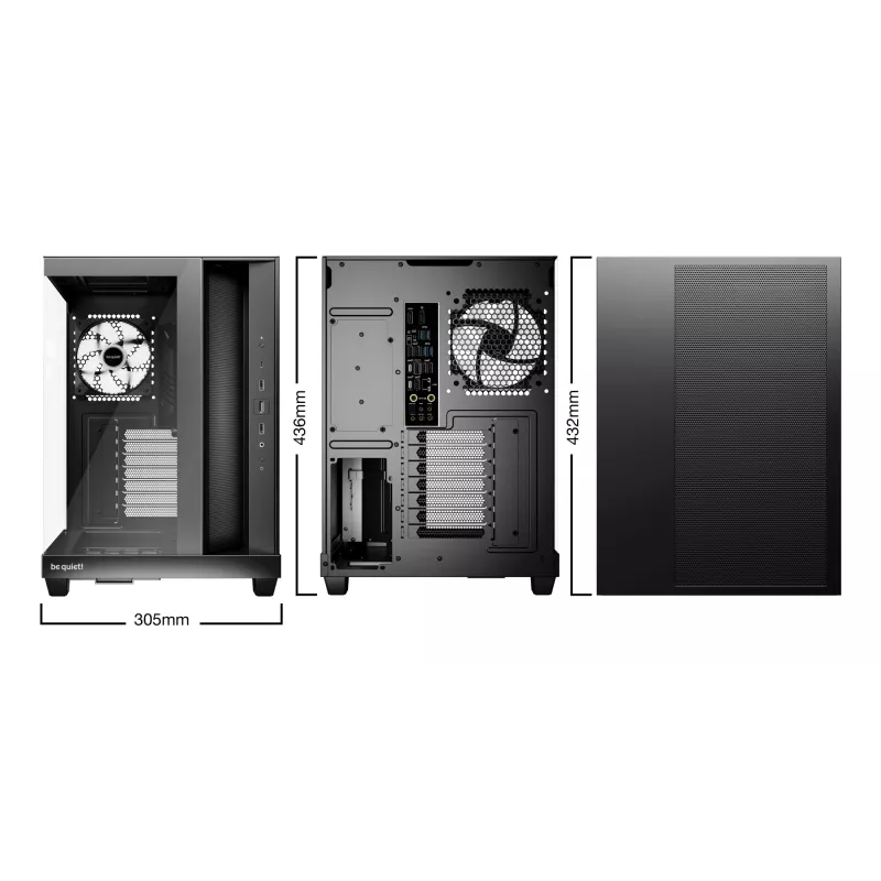 Case per PC be quiet! Light Base 500 LX nero Midi Tower ATX 3x ventole 120mm