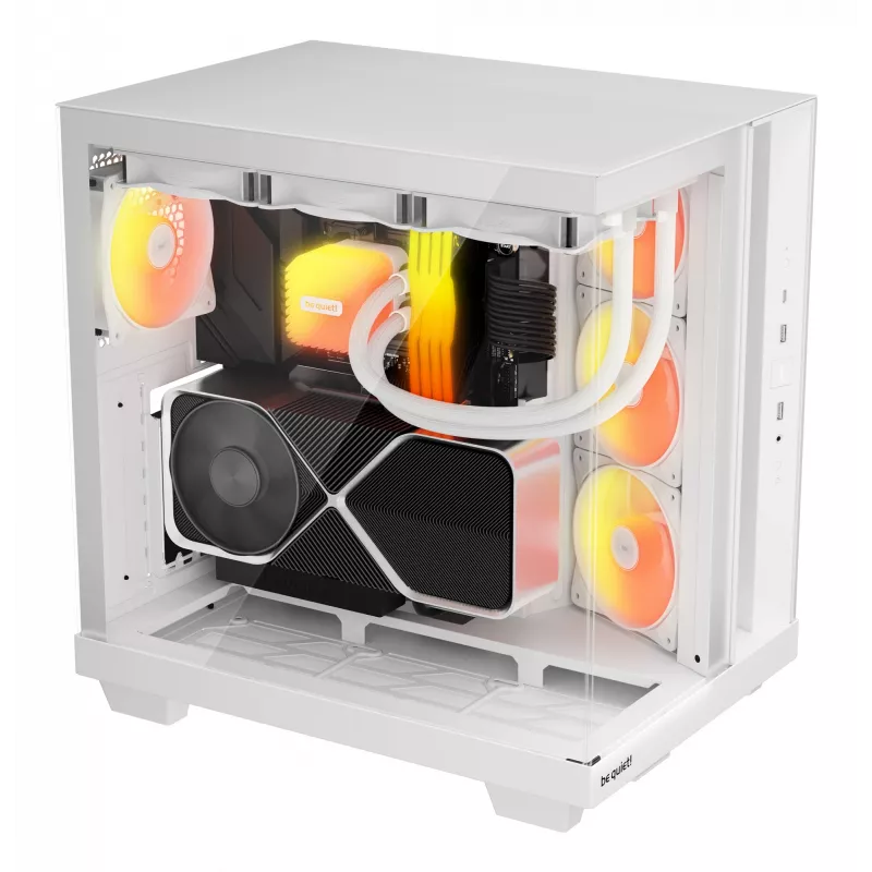 Case PC be quiet Light Base 500 LX White Midi Tower ATX/PS2 supporto alimentatore 3x120 mm anteriore 1x120 mm posteriore supporta unità 2,5/3,5 pollici 305×436×432 mm