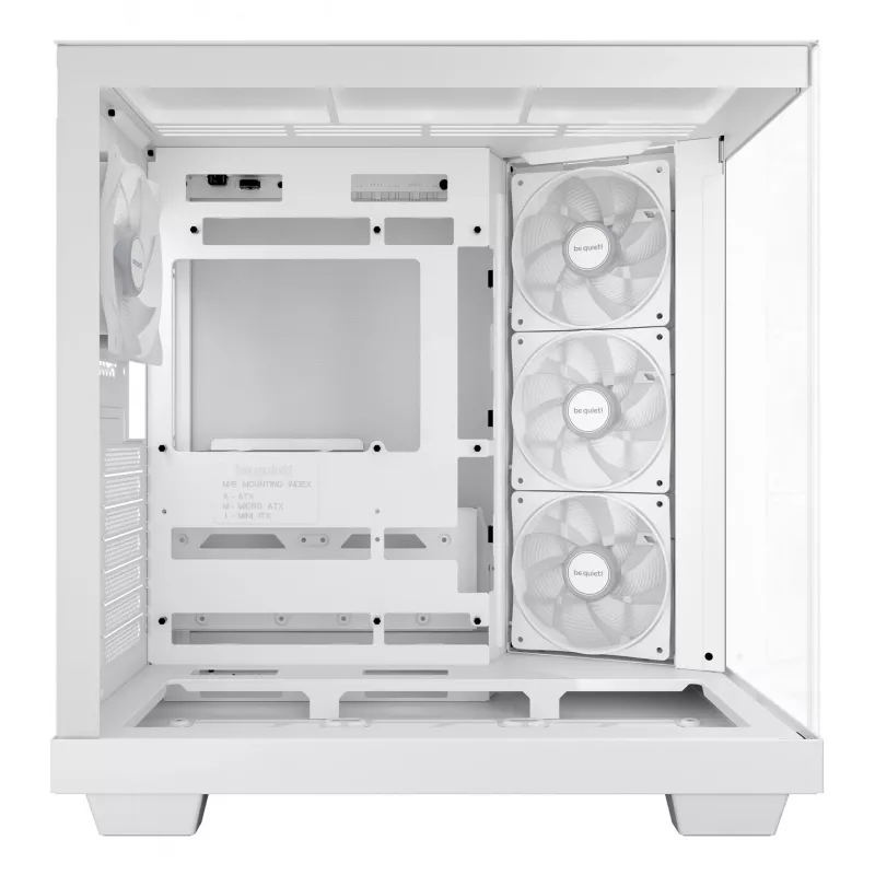 Case PC be quiet Light Base 500 LX White Midi Tower ATX/PS2 supporto alimentatore 3x120 mm anteriore 1x120 mm posteriore supporta unità 2,5/3,5 pollici 305×436×432 mm
