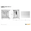 Case PC be quiet Light Base 500 LX White Midi Tower ATX/PS2 supporto alimentatore 3x120 mm anteriore 1x120 mm posteriore supporta unità 2,5/3,5 pollici 305×436×432 mm