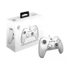 Controller gaming USB con filo MSI FORCE GC200 WHITE — design ergonomico, connessione con filo
