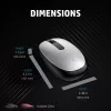 Mouse HP 240 nero Bluetooth, ambidestro, ottico, Bluetooth, 1600 DPI, nero