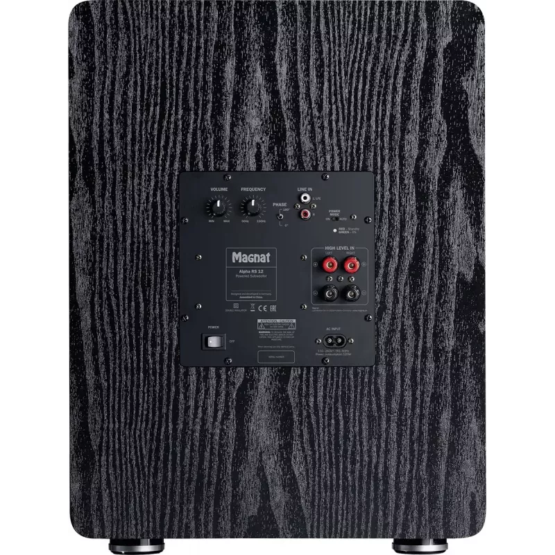 Subwoofer attivo Magnat Alpha RS12 — driver da 12