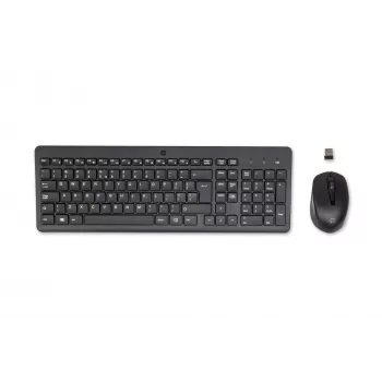 Combinazione mouse e tastiera HP 330 wireless, full-size (100%), wireless, RF Wireless, QWERTY, nero, mouse incluso