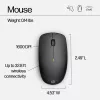 Combinazione mouse e tastiera HP 230 wireless, full-size (100%), wireless, RF Wireless, a membrana, nero, mouse incluso