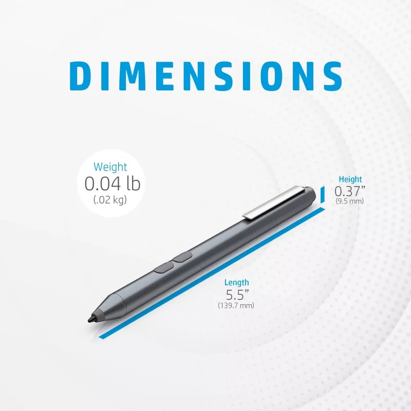 Penna HP MPP 1.51, laptop, HP, grigio, MPP, Cina, 10 g