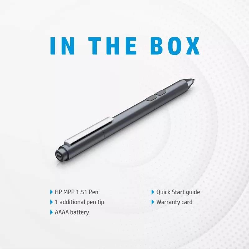 Penna HP MPP 1.51, laptop, HP, grigio, MPP, Cina, 10 g