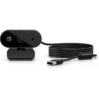 Webcam HP 320 FHD, 1920 x 1080 pixel, Full HD, 30 fps, casa, USB, nero