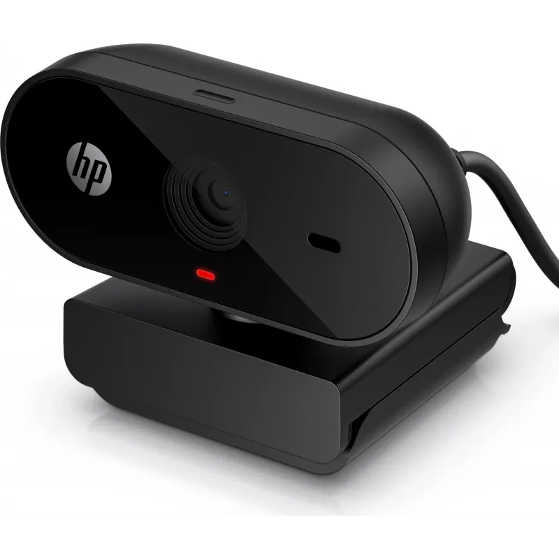 Webcam HP 320 FHD, 1920 x 1080 pixel, Full HD, 30 fps, casa, USB, nero