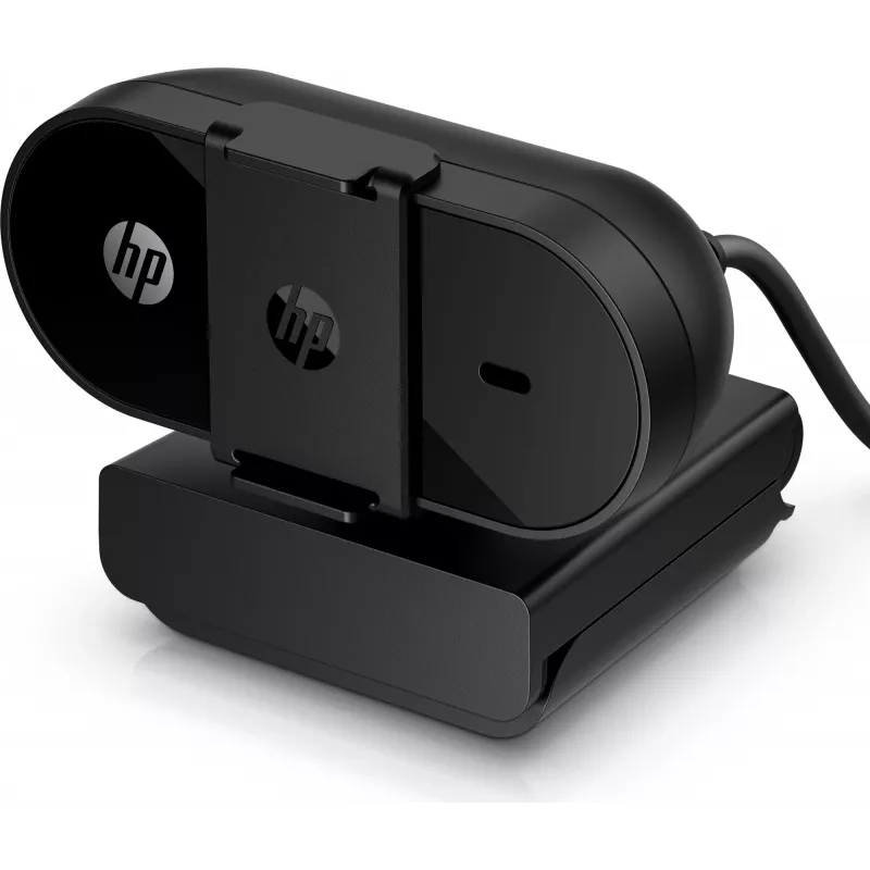 Webcam HP 320 FHD, 1920 x 1080 pixel, Full HD, 30 fps, casa, USB, nero