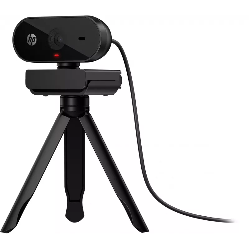 Webcam HP 320 FHD, 1920 x 1080 pixel, Full HD, 30 fps, casa, USB, nero