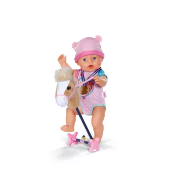 Set accessori per bambole ZAPF BABY born Hobby Horsing Set per bambole da 43 cm, multicolore, da 3 anni