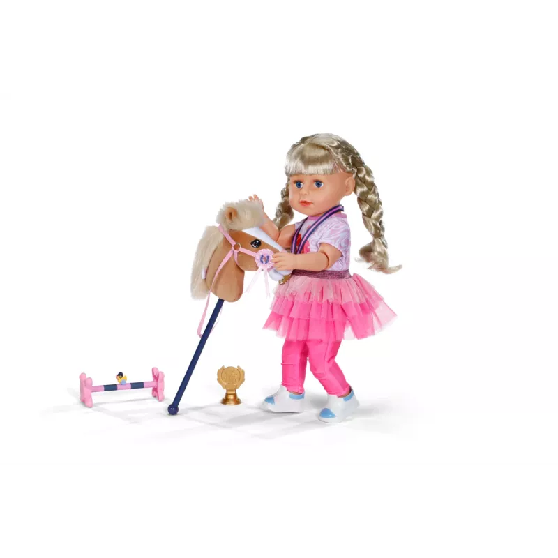 Set accessori per bambole ZAPF BABY born Hobby Horsing Set per bambole da 43 cm, multicolore, da 3 anni