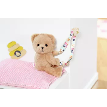 Borsa orsetto di peluche ZAPF BABY born Teddy Bag — per bambini da 3–12 anni