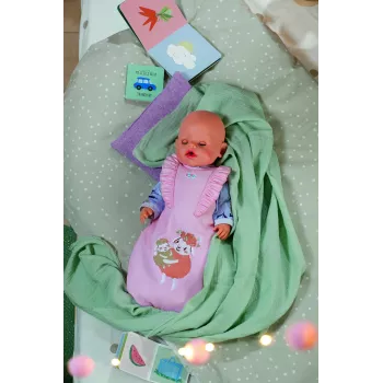 Sacco a pelo per bambole ZAPF BABY born Schlafsack Flower, tessuto, pieghevole, per bambini da 3 anni