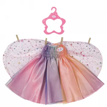 Vestito per bambole ZAPF BABY born camicia da notte Rainbow per 3–12 anni, tessile, multicolore, pieghevole