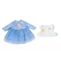 Vestito per bambole ZAPF BABY born vestito invernale per bambole da 36 cm, multicolore, pieghevole, età 1+