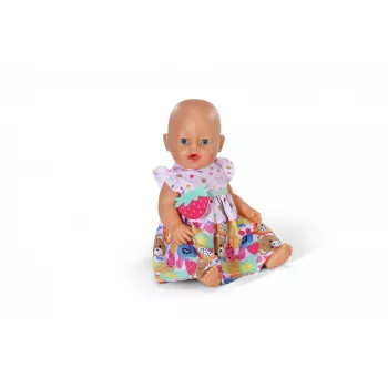 Vestito per bambole ZAPF BABY born vestito frutta per bambole da 43 cm, multicolore, pieghevole, età 3+