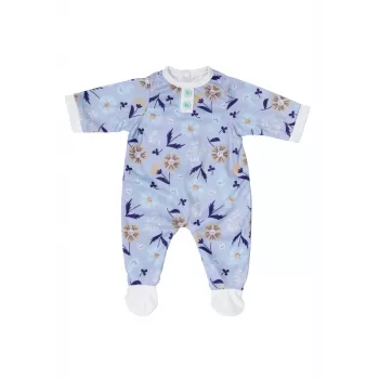 Tutina per bambole ZAPF BABY born tutina blu per bambole da 43 cm, tessuto, pieghevole, età 3+