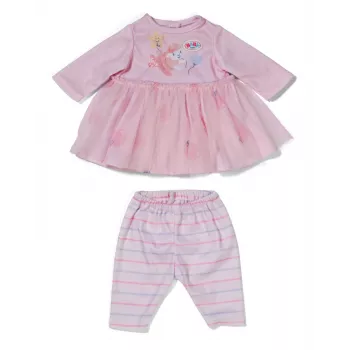 Set di vestiti per bambole ZAPF BABY born vestito rosa per bambole da 36 cm, multicolore, pieghevole, età 1+
