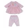 Set di vestiti per bambole ZAPF BABY born vestito rosa per bambole da 36 cm, multicolore, pieghevole, età 1+