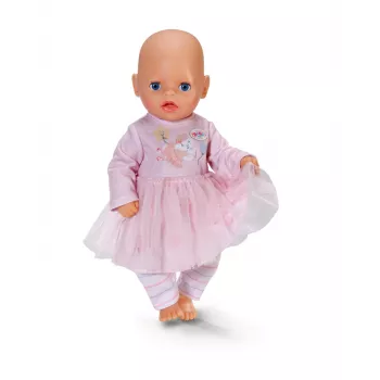 Set di vestiti per bambole ZAPF BABY born vestito rosa per bambole da 36 cm, multicolore, pieghevole, età 1+