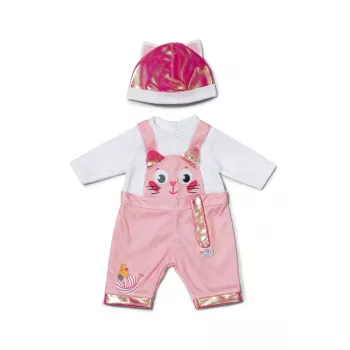Set di vestiti per bambole ZAPF BABY born tutina con cappello per bambole da 43 cm, multicolore, pieghevole, da 3 anni